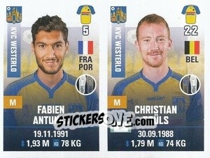 Sticker Fabien Antunes / Christian Bruls - Belgian Pro League 2019-2020 - Panini