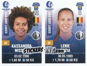Sticker Kassandra Missipo / Lenie Onzia - Belgian Pro League 2019-2020 n. 531 - Panini