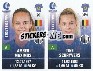 Cromo Amber Maximus / Tine Schryvers - Belgian Pro League 2019-2020 - Panini