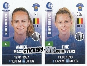 Sticker Amber Maximus / Tine Schryvers - Belgian Pro League 2019-2020 n. 533 - Panini