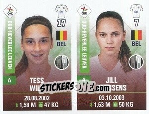 Sticker Tess Wils / Jill Janssens - Belgian Pro League 2019-2020 n. 544 - Panini