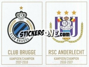 Sticker Champion 17-18 / 16-17 - Belgian Pro League 2019-2020 - Panini
