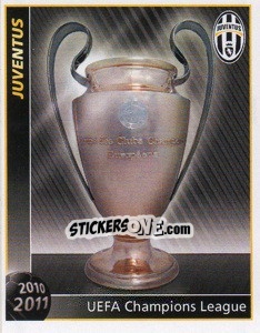 Sticker UEFA Champions League - Juventus 2010-2011 - Footprint