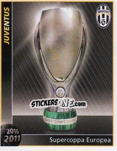 Cromo Supercoppa Europea - Juventus 2010-2011 - Footprint