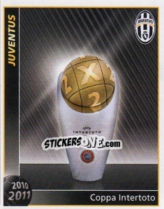 Figurina Coppa Intertoto - Juventus 2010-2011 - Footprint