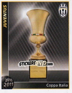 Sticker Coppa Italia - Juventus 2010-2011 - Footprint