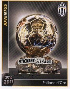 Sticker Pallone D'Oro - Juventus 2010-2011 - Footprint
