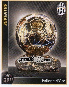 Sticker Pallone D'Oro