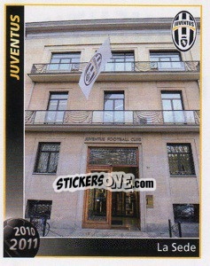 Sticker La Sede - Juventus 2010-2011 - Footprint