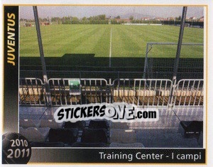 Figurina Training Center - I campi - Juventus 2010-2011 - Footprint