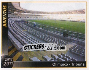 Sticker Olimpico - Tribuna - Juventus 2010-2011 n. 20 - Footprint