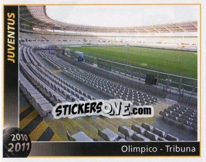 Sticker Olimpico - Tribuna - Juventus 2010-2011 - Footprint