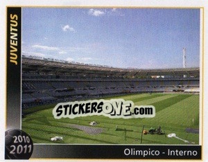 Sticker Olimpico - Interno - Juventus 2010-2011 - Footprint