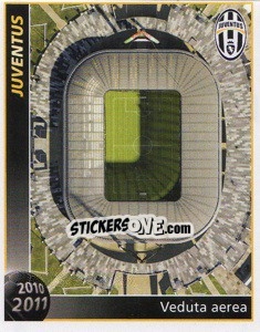 Sticker Veduta Aerea - Juventus 2010-2011 n. 24 - Footprint