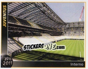 Figurina Interno - Juventus 2010-2011 - Footprint
