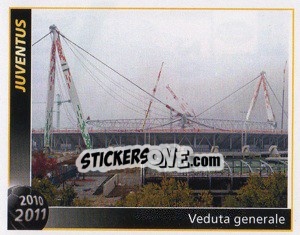 Sticker Veduta Generale - Juventus 2010-2011 n. 26 - Footprint