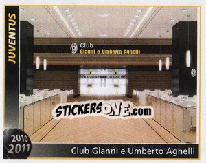 Cromo Club Gianni e Umberto Agnelli - Juventus 2010-2011 - Footprint