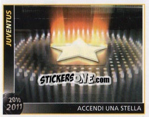 Sticker Accendi Una Stella - Juventus 2010-2011 - Footprint