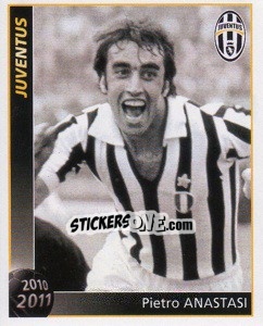 Sticker Pietro Anastasi - Juventus 2010-2011 n. 30 - Footprint
