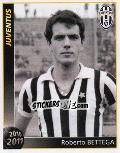 Cromo Roberto Bettega - Juventus 2010-2011 - Footprint