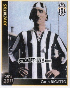 Cromo Carlo Bigatto - Juventus 2010-2011 - Footprint