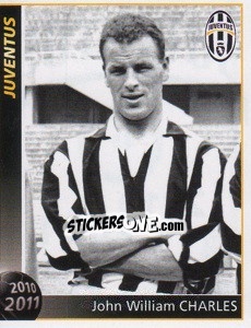 Cromo John William Charles - Juventus 2010-2011 - Footprint