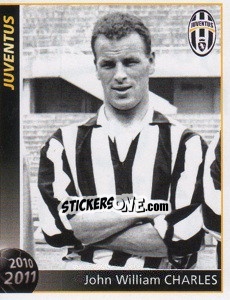 Figurina John William Charles - Juventus 2010-2011 n. 45 - Footprint