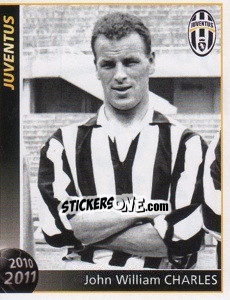 Figurina John William Charles - Juventus 2010-2011 - Footprint