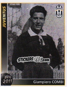 Sticker Giampiero Combi - Juventus 2010-2011 - Footprint