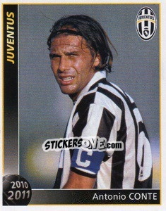 Sticker Antonio Conte - Juventus 2010-2011 - Footprint