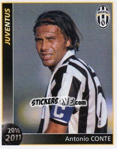 Sticker Antonio Conte - Juventus 2010-2011 n. 47 - Footprint