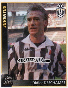 Sticker Didier Deschamps - Juventus 2010-2011 n. 51 - Footprint