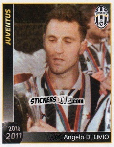 Sticker Angelo Di Livio - Juventus 2010-2011 n. 52 - Footprint
