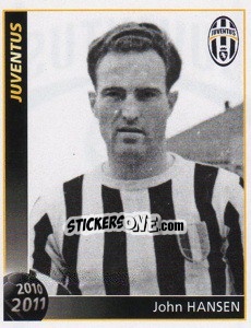 Sticker John Hansen - Juventus 2010-2011 - Footprint