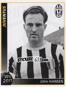 Figurina John Hansen - Juventus 2010-2011 - Footprint