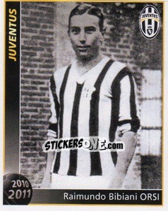 Figurina Raimundo Bibiani Orsi - Juventus 2010-2011 n. 59 - Footprint