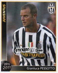 Sticker Gianluca Pessotto - Juventus 2010-2011 n. 62 - Footprint
