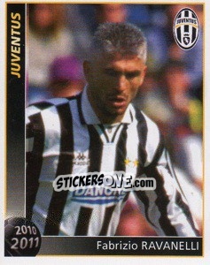 Sticker Fabrizio Ravanelli - Juventus 2010-2011 n. 65 - Footprint
