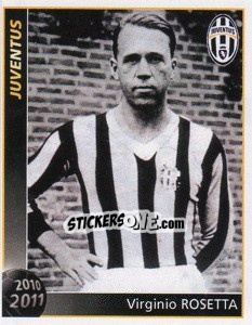 Cromo Virginio Rosetta - Juventus 2010-2011 - Footprint