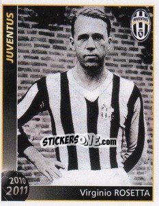 Sticker Virginio Rosetta - Juventus 2010-2011 n. 66 - Footprint