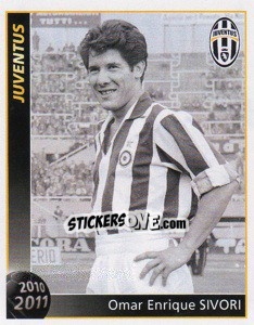 Sticker Omar Enrigue Sivori - Juventus 2010-2011 - Footprint