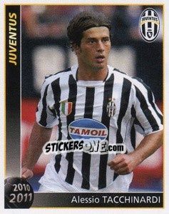 Sticker Alessio Tacchinardi - Juventus 2010-2011 n. 72 - Footprint
