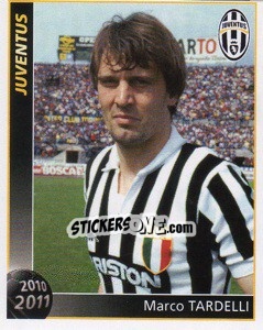 Sticker Marco Tardelli - Juventus 2010-2011 n. 74 - Footprint