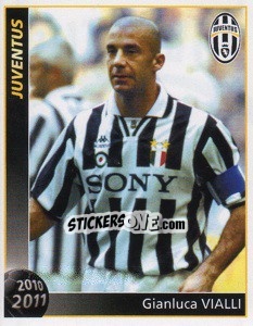 Sticker Gianluca Vialli - Juventus 2010-2011 n. 77 - Footprint