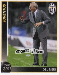 Sticker Del Neri - Juventus 2010-2011 n. 83 - Footprint