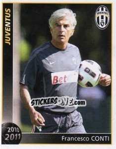 Figurina Francesco Conti - Juventus 2010-2011 - Footprint