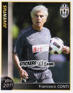 Sticker Francesco Conti - Juventus 2010-2011 n. 87 - Footprint