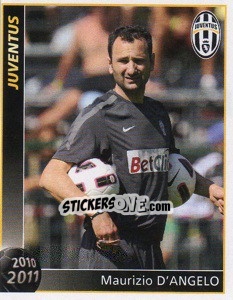 Sticker Maurizio D'Angelo - Juventus 2010-2011 n. 88 - Footprint