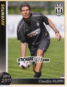 Cromo Claudio Filippi - Juventus 2010-2011 - Footprint