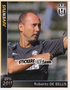 Cromo Roberto De Bellis - Juventus 2010-2011 - Footprint